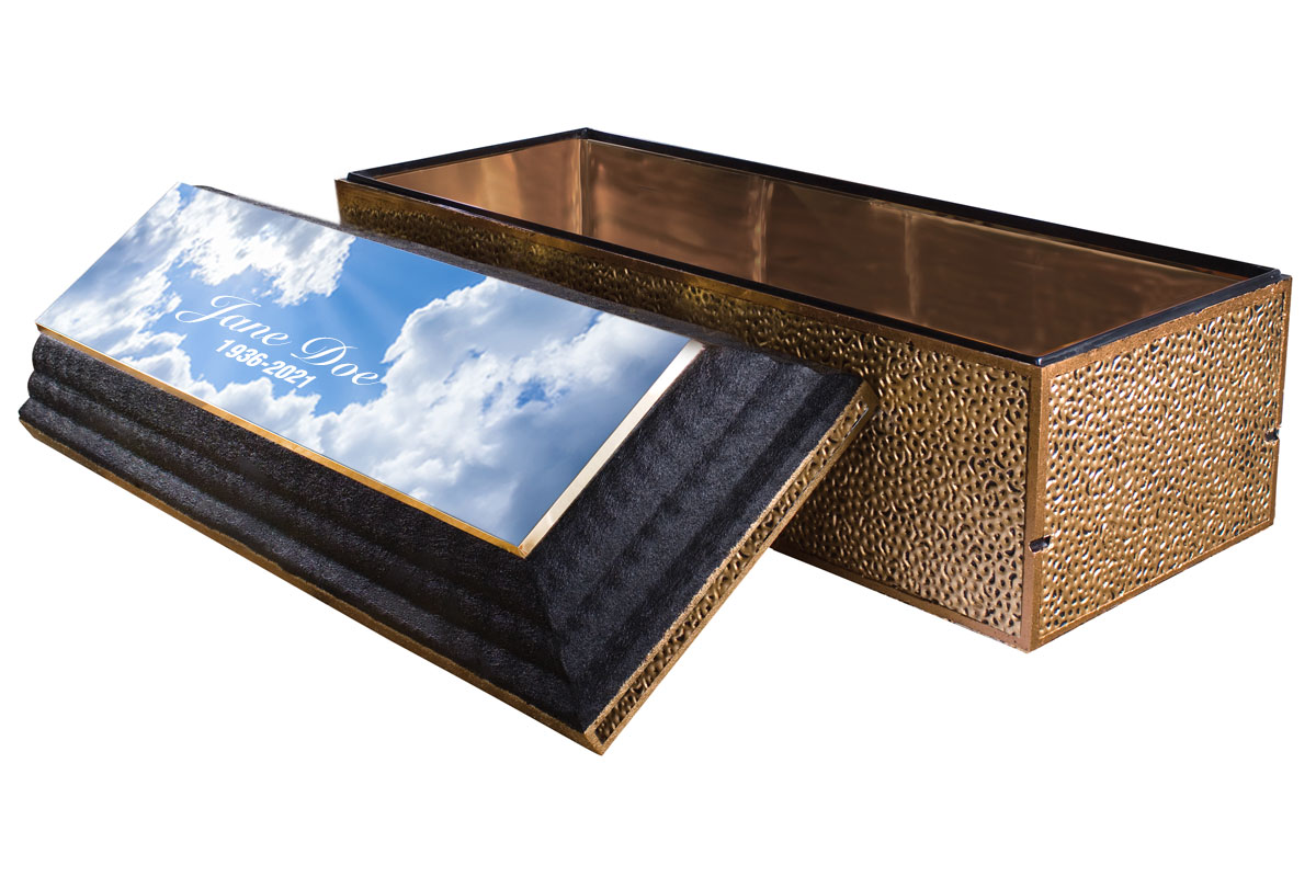 Reflection Bronze Personalization Daylight Sky 2