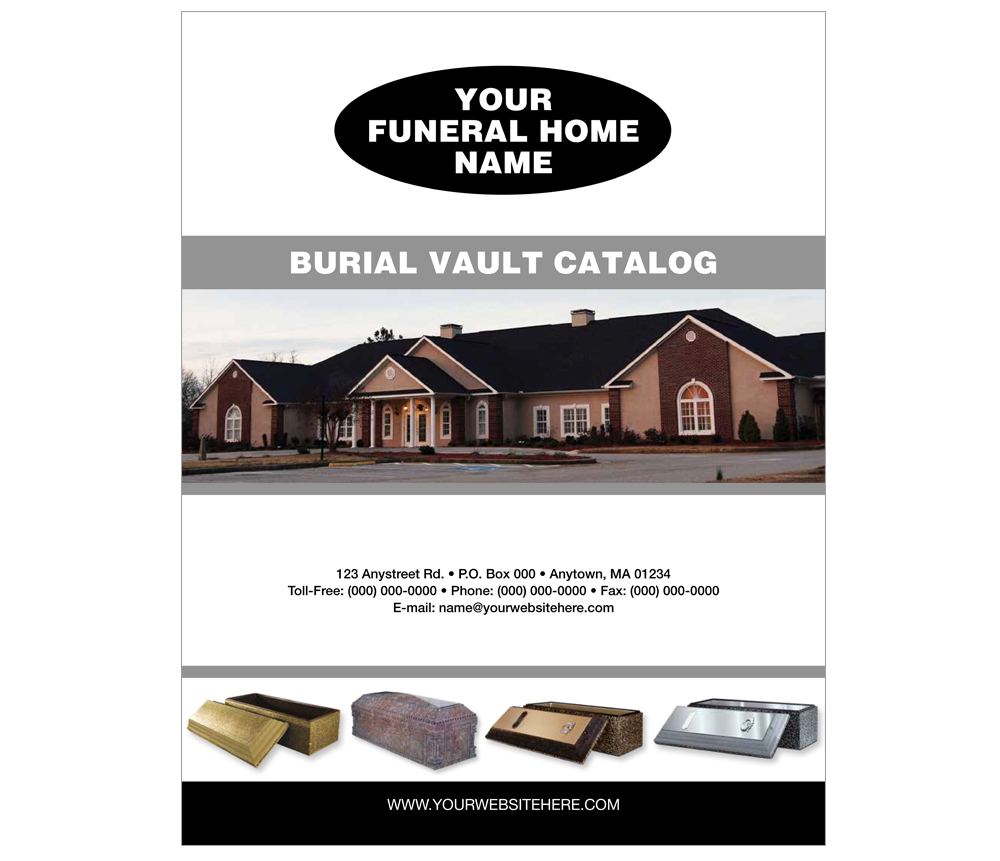 Brand Your Own Burial Vault Catalog